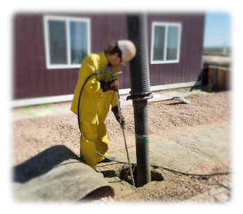 Pier Hole for Support